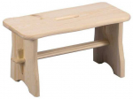 Taburet Zeller 13130, pruun v., 39 cm x 19 cm x 21 cm