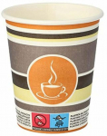 &Uuml;hekordne tass Pap Star To Go, 200 ml, &Oslash; 8 cm, 50 tk