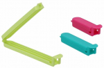 Klambrite komplekt Gerimport, 12 cm, roosa v./t&uuml;rkiissinine v./roheline v., 30 tk