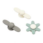 M&auml;nguasjade komplekt v&auml;ikelastele Vanilla Copenhagen Suction Spinner, mitmev&auml;rviline, 3 tk