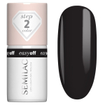H&uuml;briidk&uuml;&uuml;nelakk Semilac Easy Off L24 Diamond Black, 7 ml