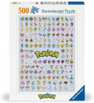 Pusle Ravensburger Pokemon Postacie, 49 cm x 36 cm, 500 tk, mitmev&auml;rviline