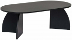 Kohvilaud Nordure Melina, must v., 60 cm x 120 cm x 40 cm