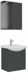 Vannitoa m&ouml;&ouml;bli komplekt Kalune Design Purus 55-982, matt antratsiit v., 50 cm x 55 cm x 58 cm