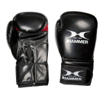 Poksikindad Hammer X-Shock 95308, must/punane, 8 oz