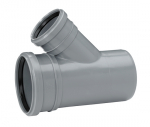 Kolmik sisekanalisatsioonile Uponor, 75 mm x 110 mm, 45 &deg;