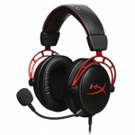 Juhtmega m&auml;nguri peakomplekt HyperX Cloud Alpha, must v./punane v.