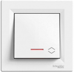 L&uuml;liti Schneider Electric Asfora, 1 sl., valge v.