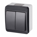 L&uuml;liti Elektro-Plast Hermes 0332-07 Switch White/Anthracite
