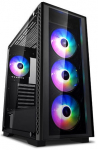Arvuti korpus Deepcool Matrexx 50 ADD RGB 4F E-ATX Mid-Tower, must v.