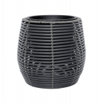 Lillepott Home4you, plastik, &Oslash; 28 cm, hall v.