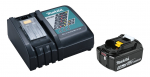 Aku ja laadija komplekt Makita 191B51-7, 18 V, li-ion, 5000 mAh