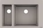 K&ouml;&ouml;givalamu Hansgrohe Built-In Sink S510-F635, silikaat, 77 cm x 51 cm x 19 cm