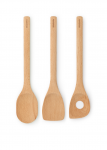 Puulusikas Brabantia Kitchen Utensils Profile 260681, 3.7 cm, 33.5 cm, pruun v., 3 tk