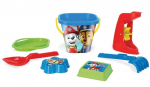 Liivakasti m&auml;nguasjade komplekt Wader Paw Patrol, mitmev&auml;rviline, 7 tk