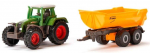 Игрушечные тракторы с аксессуарами Siku Fendt Farm Tractor S1605, kollane v./roheline v.