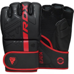 MMA kindad RDX Grappling F6 Matte GGR-F6MR-M, must/punane, M