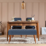 S&ouml;&ouml;gitoa komplekt Kalune Design Vina 1048 - 3, p&auml;hklipuu v./tumesinine v.