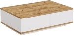 Kohvilaud Kalune Design FR14-AW, pruun v./valge v., 90 cm x 60 cm x 28.6 cm