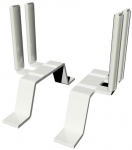 Radiaatori jalgade komplekt Aeroflow AeroFlow, 325 mm x 610 mm, 2 tk