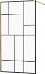 Du&scaron;isein Mexen Kioto 800-110-101-50-78, 110 cm x 200 cm, kuldne/must