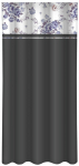 &Ouml;&ouml;kardin ZMO-058, valge/grafiit/sinine, 160 cm x 270 cm