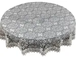 Laudlina &uuml;mmargune G10-01, valge v., 170 x 170 cm