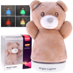 &Ouml;&ouml;lamp Teddy Bear ZA4772, pruun v.
