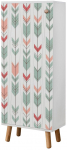 Kingakapp Kalune Design Vegas B 943, valge v., 38 cm x 50 cm x 135 cm