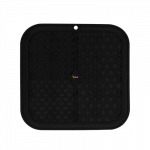 Matt loomakausside jaoks Purlov, 20 cm x 20 cm x 0.6 cm, must