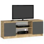 TV-laud Akord RTV K140, tamm v./grafiit v., 40 cm x 140 cm x 55 cm