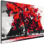 Maalimine numbrite j&auml;rgi Artgeist Expressive Tree MA_0369, 60 x 40 cm