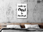 Reproduktsioon Artgeist Wake Up And Be Awesome, m-a-1013-b-a, 20 cm x 30 cm