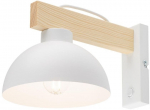 Valgusti seinale TK Lighting Oslo 4962, E27, 1 x 15 W, pruun v./valge v.