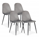 Toolide komplekt ModernHome J933, matt, hall v., 46 cm x 46 cm x 85 cm, 4 tk
