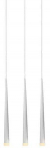Valgusti rippuv AZzardo Stylo AZ0207, G9, 3 x 40 W, valge v.