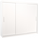 Riidekapp ADRK Antos, valge v., 58 cm x 250 cm x 215 cm