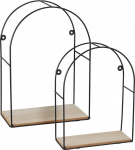 Seinariiul Home Styling Collection, must v./pruun v., 35 cm x 25 cm x 14 cm