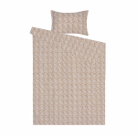 Voodipesukomplekt Okko Leopard, pruunikas v., 50 x 70 cm, 140 x 200 cm, 2 os.