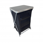 Matkalaud Outliner Camping, must v., 55 cm x 48 cm x 86 cm