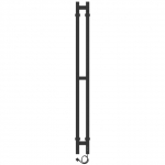 Elektriline r&auml;tikuradiator Laris Duet P3, must v., 8 cm x 120 cm, 80 W