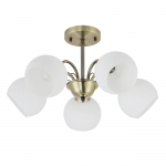 Valgusti lagi Candellux Lighting Nestor, E27, 5 x 40 W, messing v.