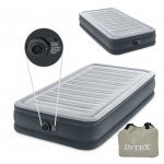 T&auml;ispuhutav madrats pumbaga Intex Dura-Beam Comfort Plush, hall v., 191 cm x 99 cm x 33 cm