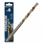 Metallist puur Specialist+ Premium, puit/metall/plast, silindriline, 6 mm x 9.3 cm