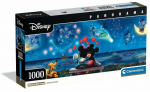 Pusle Clementoni Panorama Disney Mickey And Minnie 39503, 33 cm x 98 cm, 1000 tk, mitmev&auml;rviline