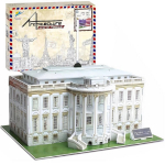 3D-pusle Arhitecture White House, 21.5 cm x 20.4 cm, 35 tk, valge