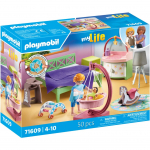 Konstruktor Playmobil My Life Bedroom With Baby Corner 71609, 50 tk, mitmev&auml;rviline