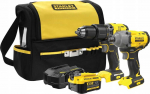 Juhtmevaba t&ouml;&ouml;riistakomplekt koos akuga Stanley SFMCK217M1S-QW, 20 V, 4 Ah, 2 tk
