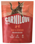 Kuiv kassitoit Carnilove Active Beef & Venison, veiseliha, 0.4 kg