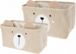 S&auml;ilituskarbi komplekt, esemete hoidmiseks Home Styling Collection Cutie, 14.4 l, beež v., 33 x 23 x 19 cm